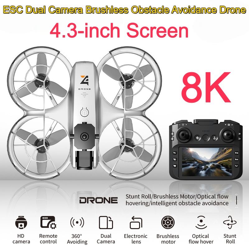 8K ESC Dual-Kamera-Drohne, bür – Drone Camera 4K Bewertung und Preis